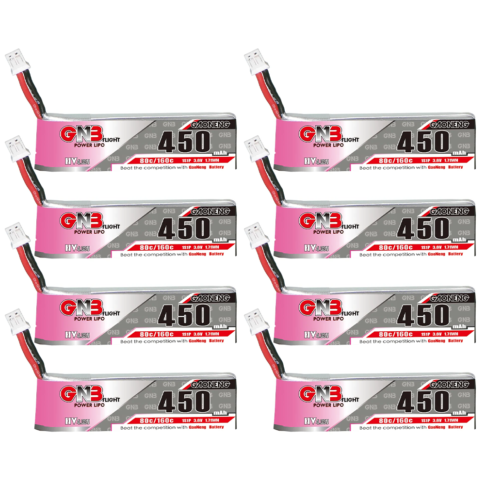GAONENG GNB 1S 450mAh 80C/160C - Drone Battery 3S 评论和价格