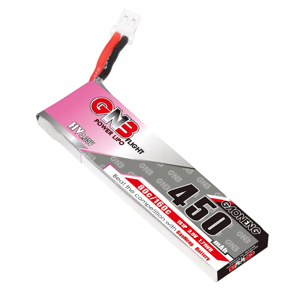 GAONENG GNB 1S 450mAh 80C/160C - Drone Battery 3S 评论和价格
