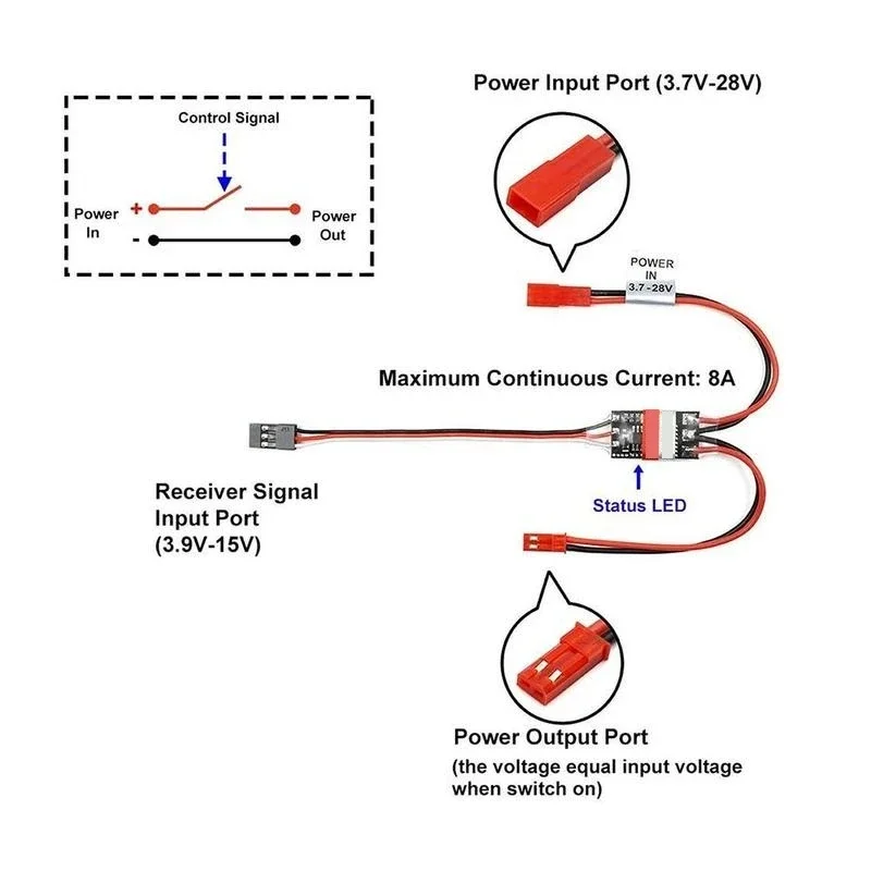 2-20A High Current Remote Cont - Drone Battery High Voltage 评论和价格